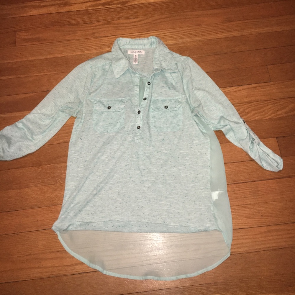 Cute blue shirt